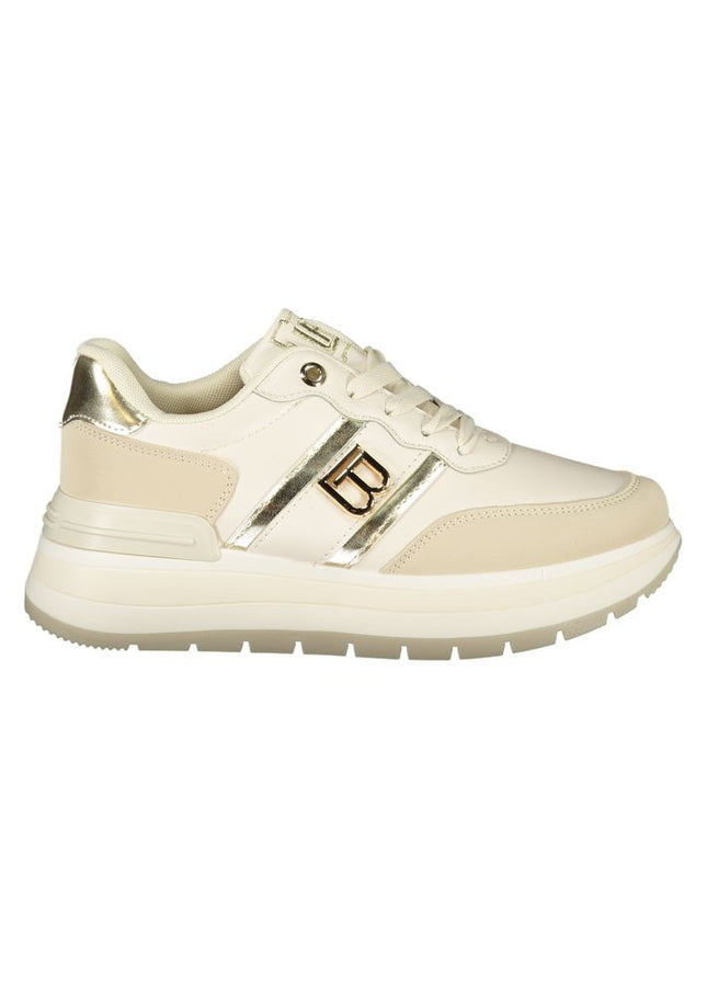 Laura Biagiotti Beige Polyester Sneaker