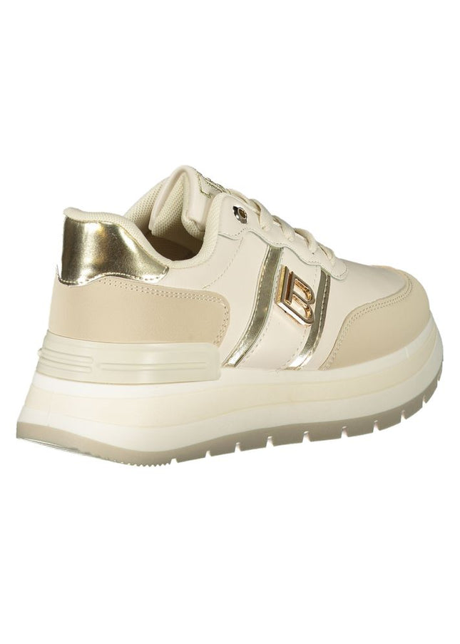 Laura Biagiotti Beige Polyester Sneaker