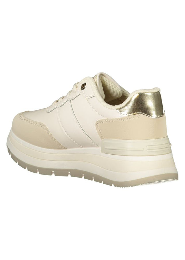 Laura Biagiotti Beige Polyester Sneaker