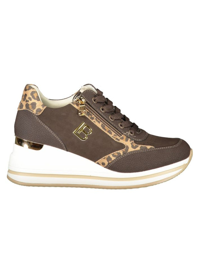 Laura Biagiotti Brown Polyester Sneaker