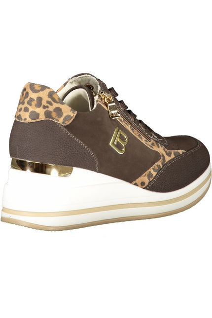 Laura Biagiotti Brown Polyester Sneaker