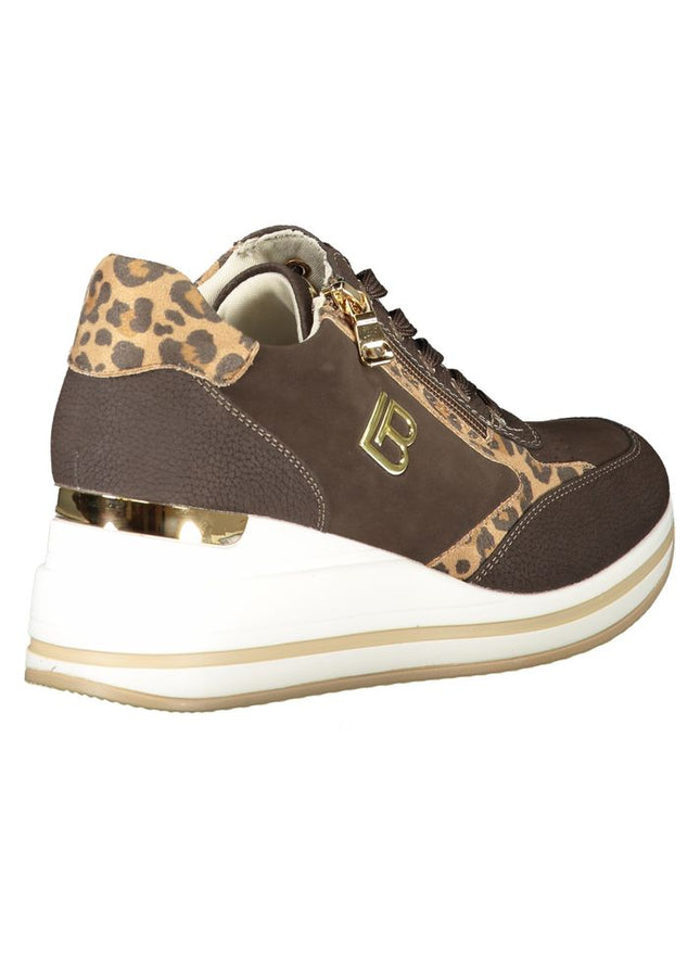 Laura Biagiotti Brown Polyester Sneaker