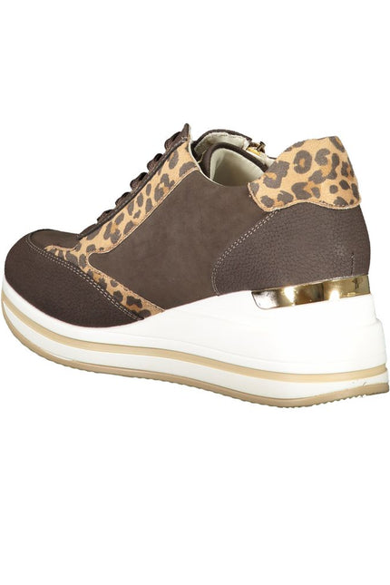 Laura Biagiotti Brown Polyester Sneaker