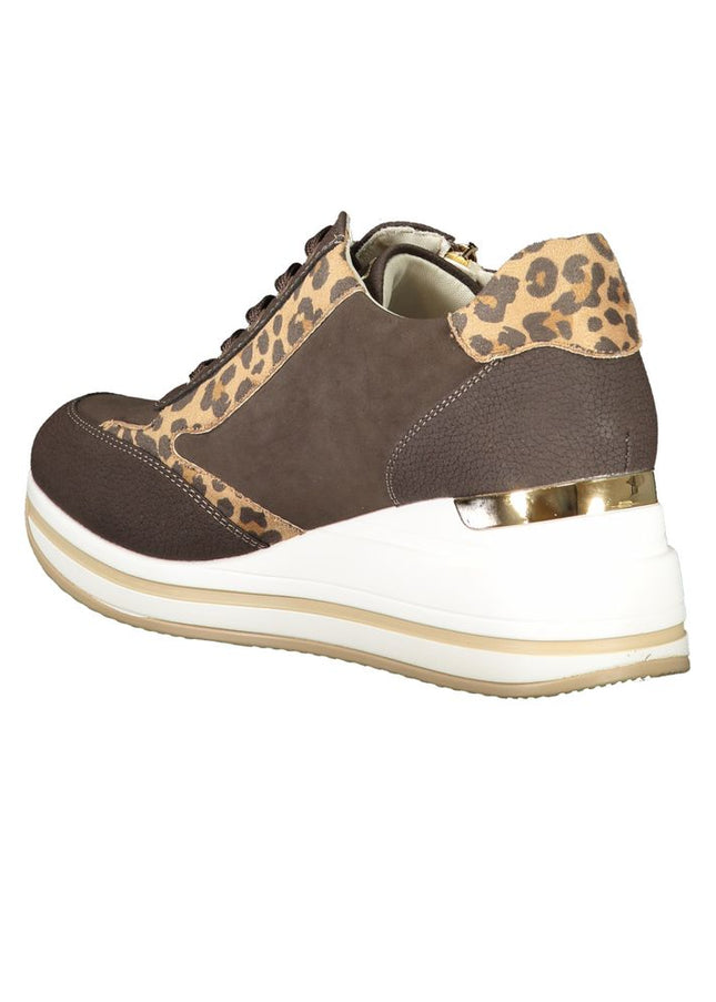 Laura Biagiotti Brown Polyester Sneaker