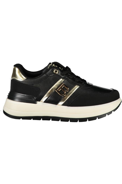 Laura Biagiotti Black Polyester Sneaker