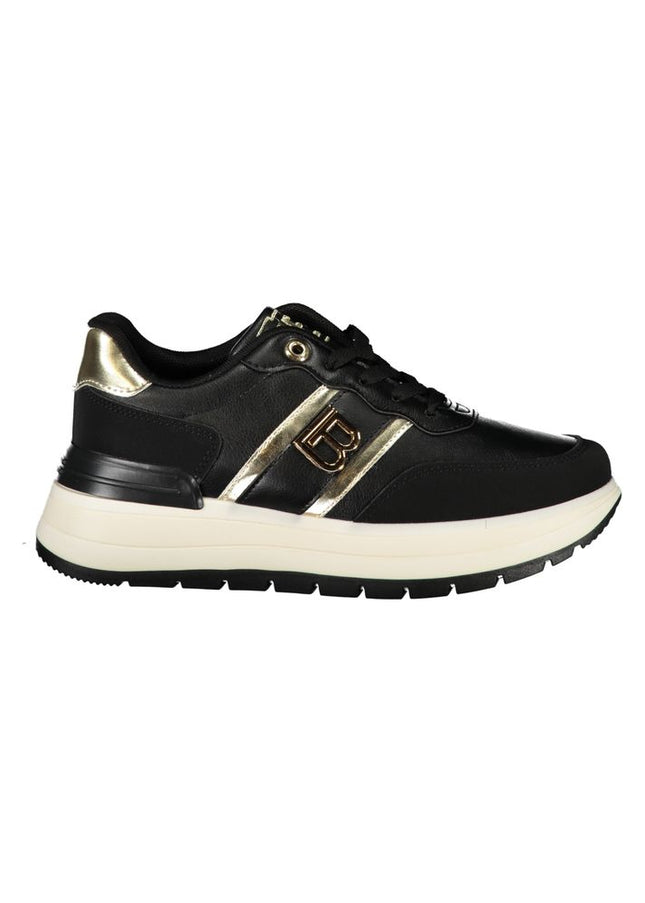 Laura Biagiotti Black Polyester Sneaker