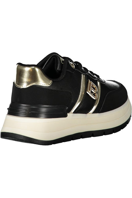 Laura Biagiotti Black Polyester Sneaker