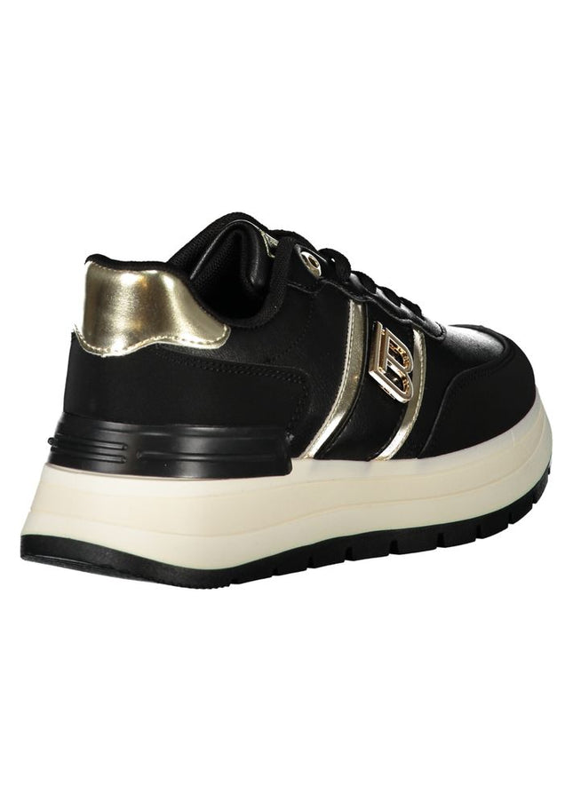 Laura Biagiotti Black Polyester Sneaker