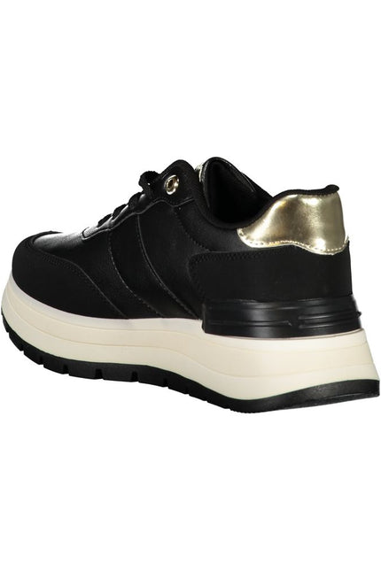 Laura Biagiotti Black Polyester Sneaker