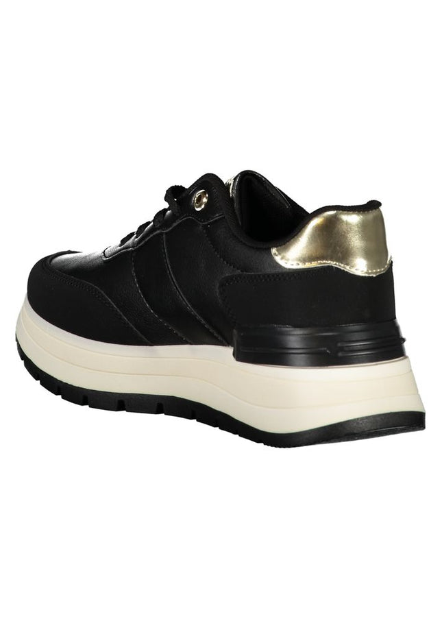 Laura Biagiotti Black Polyester Sneaker