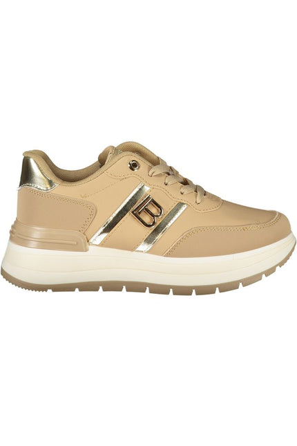 Laura Biagiotti Beige Polyester Sneaker