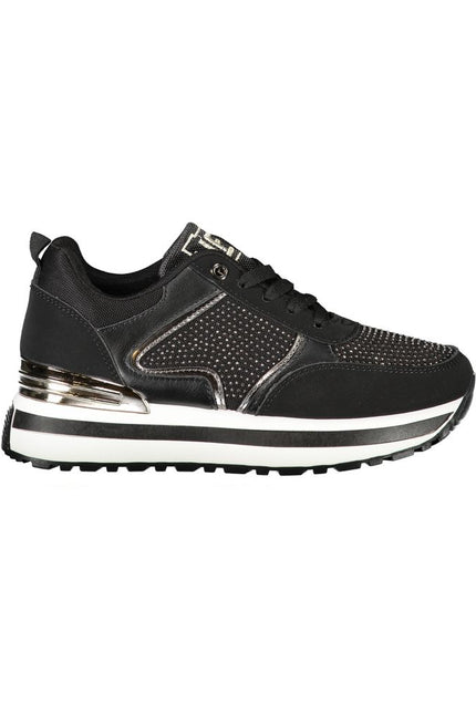 Laura Biagiotti Black Polyester Sneaker