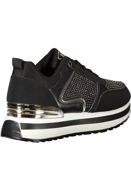 Laura Biagiotti Black Polyester Sneaker