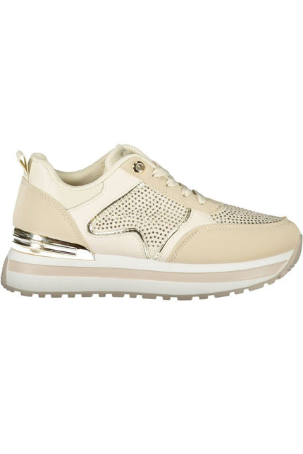 Laura Biagiotti Beige Polyester Sneaker