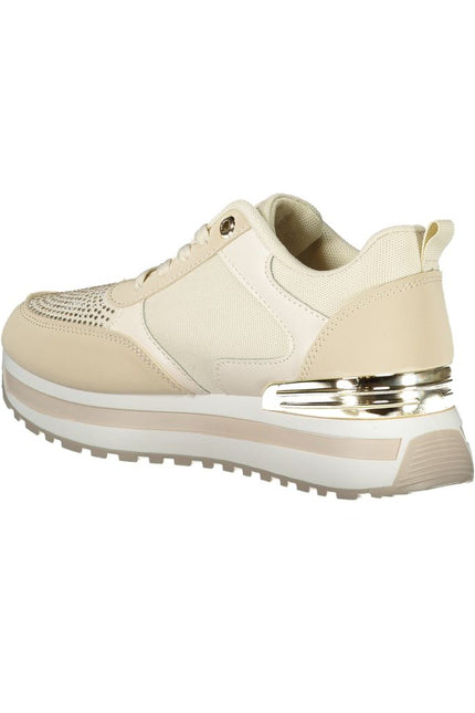 Laura Biagiotti Beige Polyester Sneaker