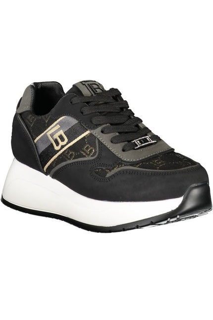 Laura Biagiotti Black Polyester Sneaker