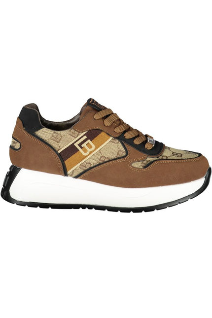 Laura Biagiotti Brown Polyester Sneaker