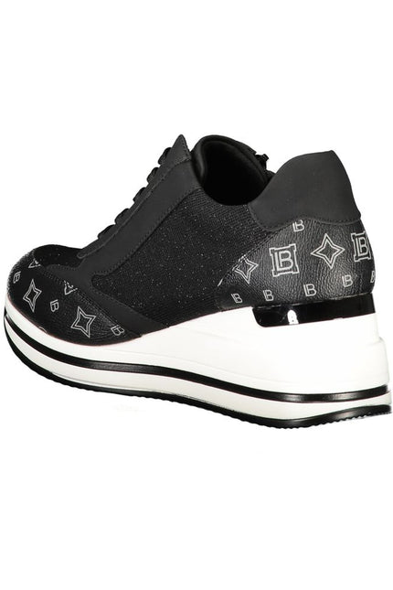 Laura Biagiotti Black Polyester Sneaker