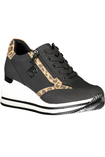 Laura Biagiotti Black Polyester Sneaker