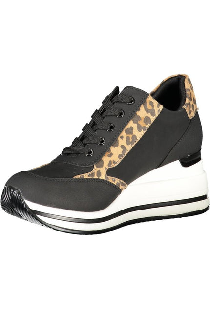 Laura Biagiotti Black Polyester Sneaker