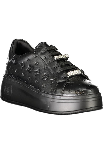 Laura Biagiotti Black Polyester Sneaker