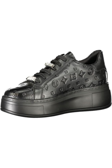 Laura Biagiotti Black Polyester Sneaker