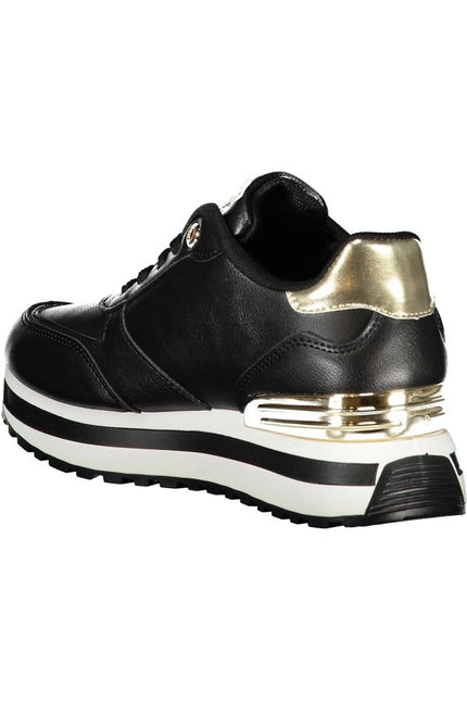 Laura Biagiotti Black Polyester Sneaker