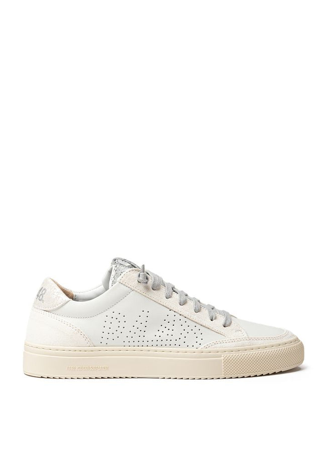 P448 White Leather Sneaker