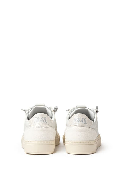 P448 White Leather Sneaker