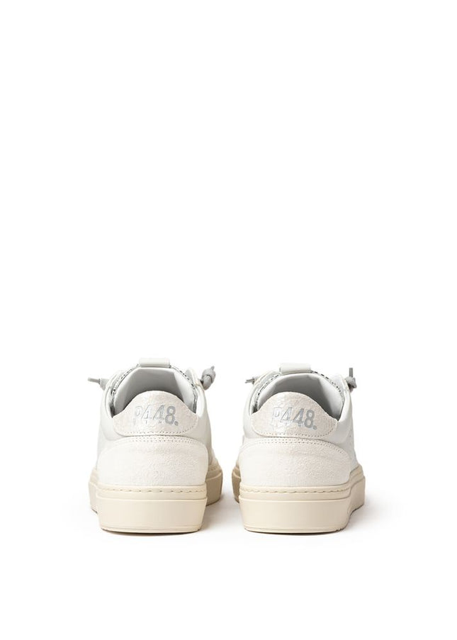 P448 White Leather Sneaker