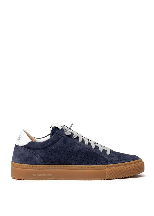 P448 Blue Leather Sneaker