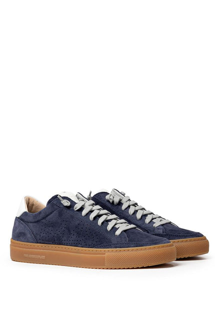 P448 Blue Leather Sneaker