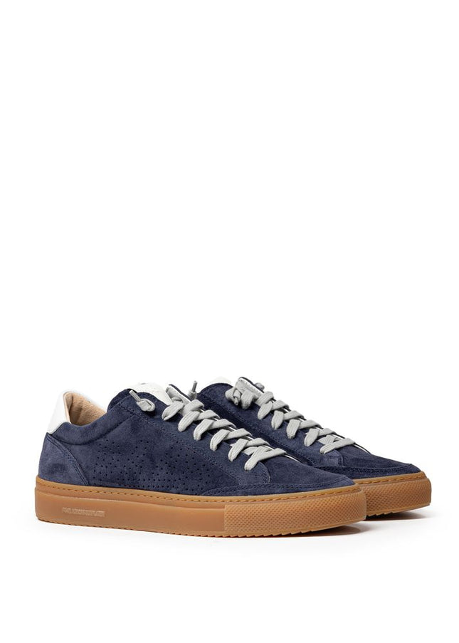 P448 Blue Leather Sneaker