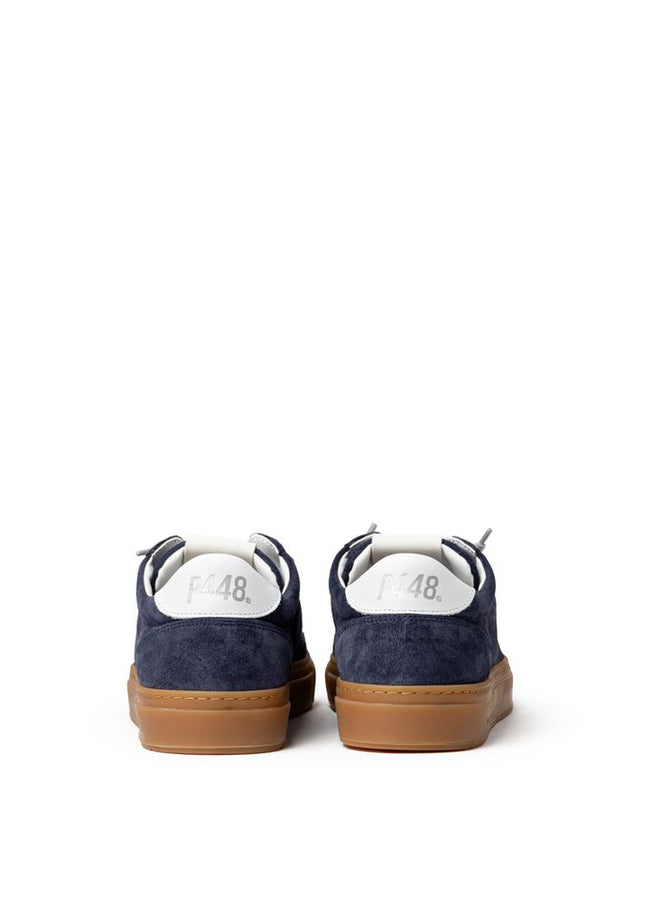 P448 Blue Leather Sneaker