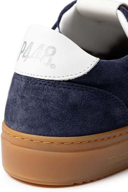 P448 Blue Leather Sneaker