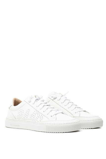 P448 White Leather Sneaker