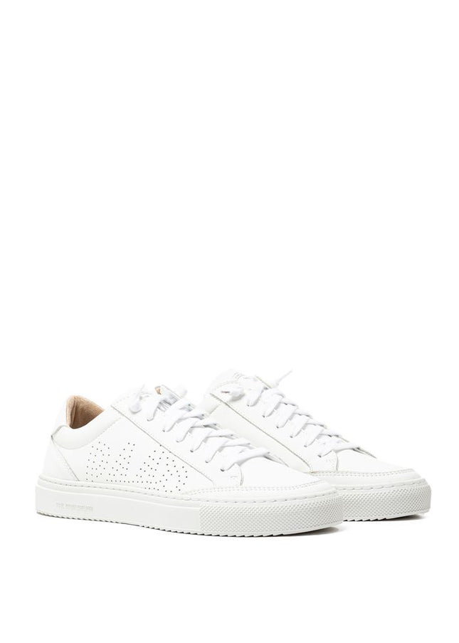 P448 White Leather Sneaker