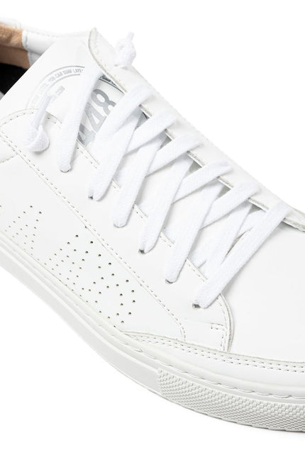 P448 White Leather Sneaker