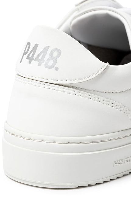 P448 White Leather Sneaker