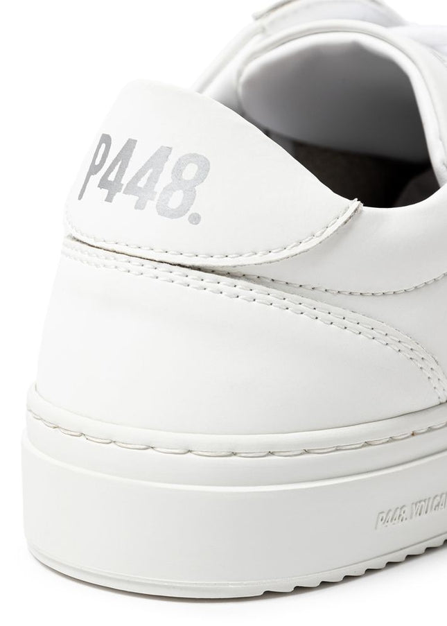 P448 White Leather Sneaker