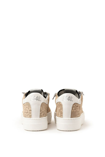 P448 Beige Leather Sneaker