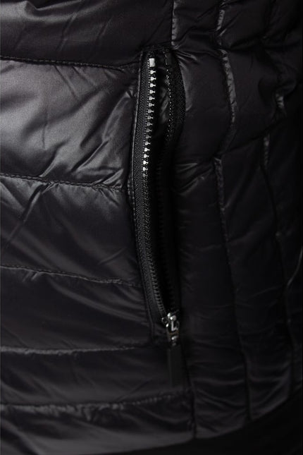 Armani Exchange Black Polyester Jackets & Coat