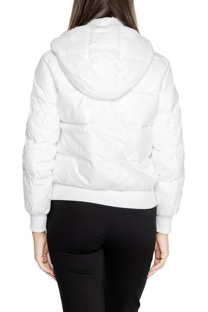 Armani Exchange White Polyamide Jackets & Coat