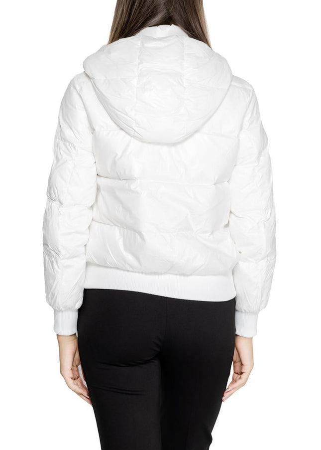 Armani Exchange White Polyamide Jackets & Coat