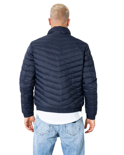 Armani Exchange Blue Polyester Jacket