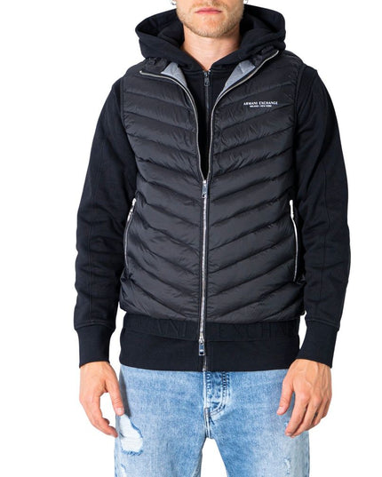 Armani Exchange Black Polyester Jacket