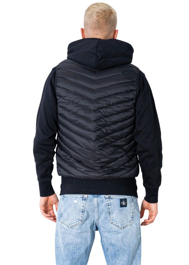 Armani Exchange Black Polyester Jacket