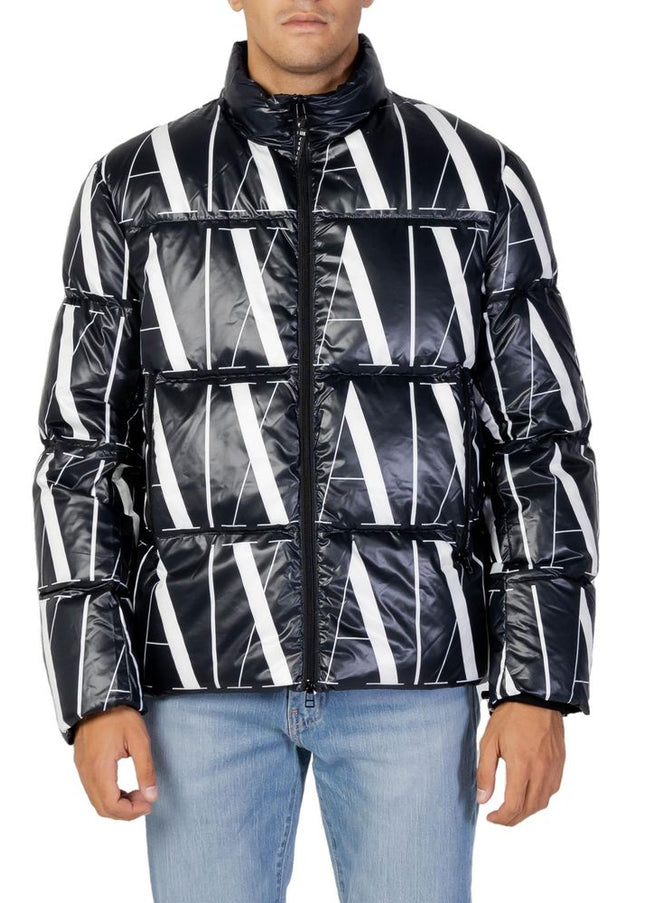 Armani Exchange Black Polyester Jacket