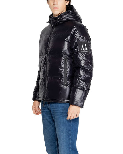 Armani Exchange Black Polyamide Jacket