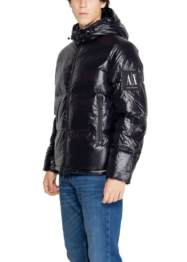 Armani Exchange Black Polyamide Jacket